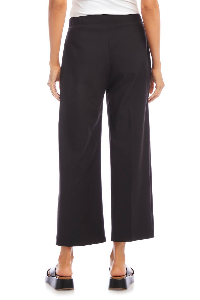 Crop Wide Leg Pants, Alternate, color, BLACK