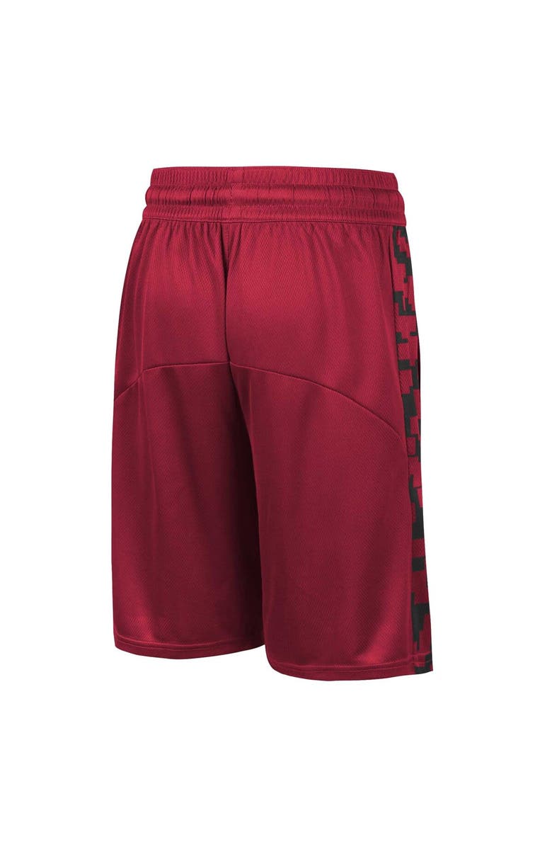 Nike Youth Nike Red Miami Heat Courtside Starting Five Team Shorts, Alternate, color, 