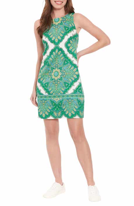 London Times Sateen Shift Dress