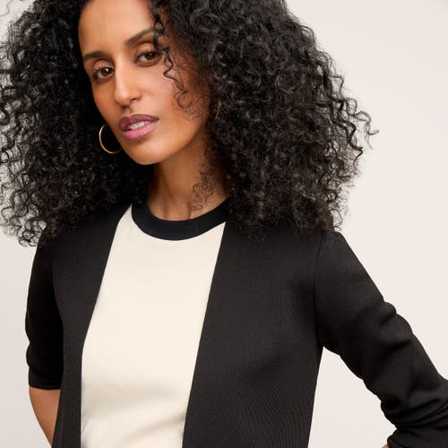 M.m.lafleur Woolf Jardigan In Black