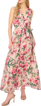 Halogen® Tie Waist Maxi Dress