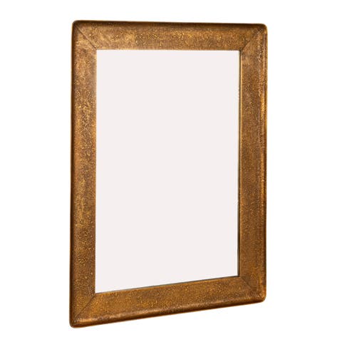 Wall Mirror with Raised Edge Frame