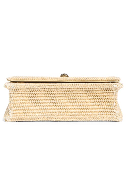 Kurt Geiger London Small Shoreditch Eagle Crossbody Bag In Dark Beige