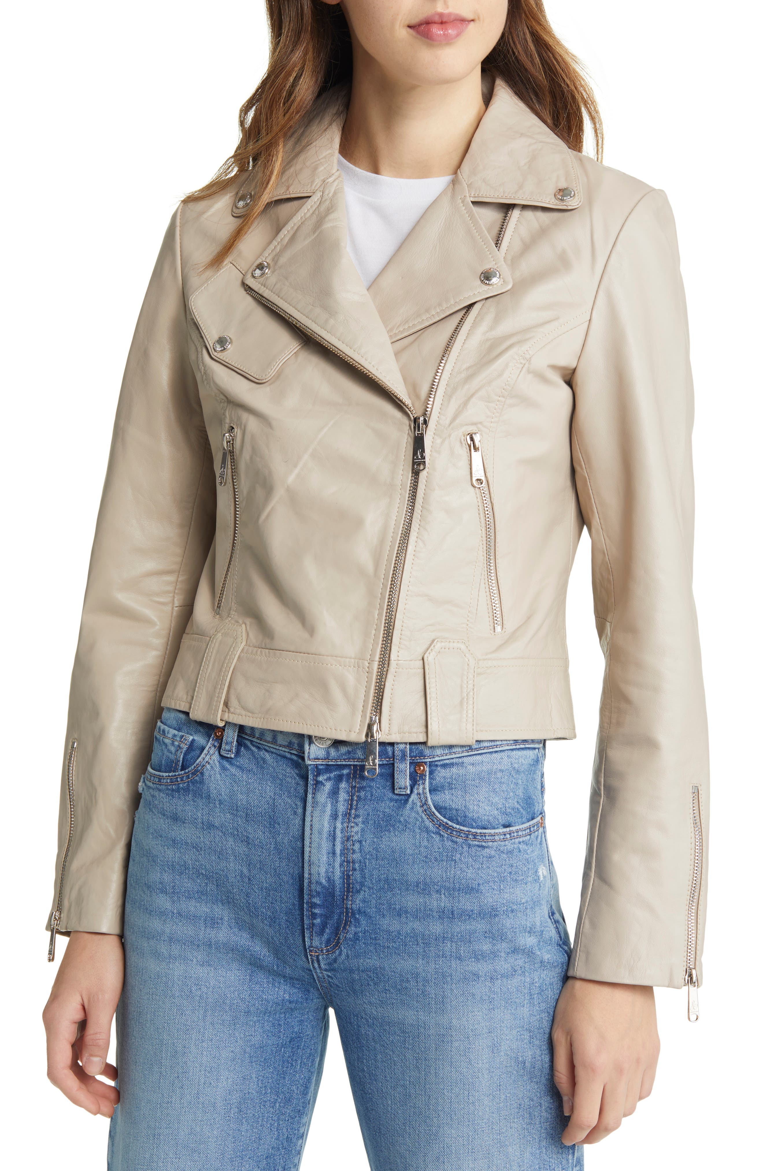 Leather Moto Jacket