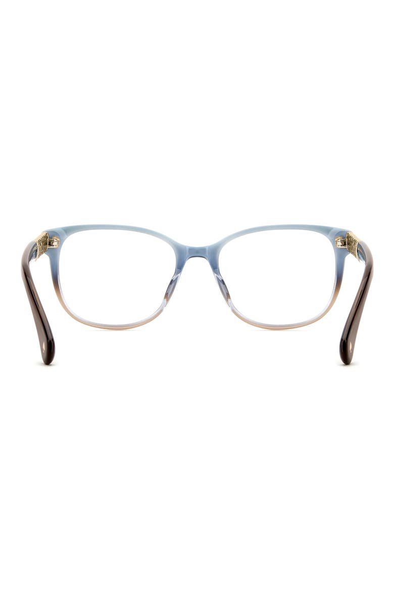 lyssa 51mm square optical glasses, Alternate, color, BROWN