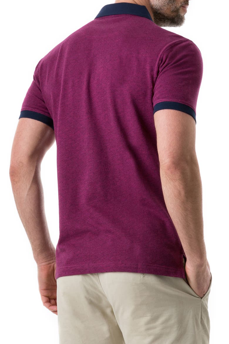 Gap Road Jacquard Polo, Alternate, color, CERISE