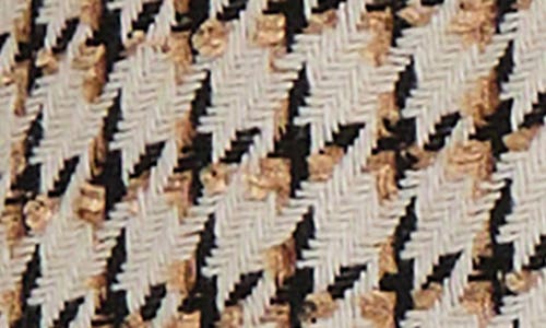 Jones New York Faux Double Breasted Houndstooth Tweed Jacket In Multi