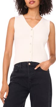 1.STATE Knit Button-Up Vest
