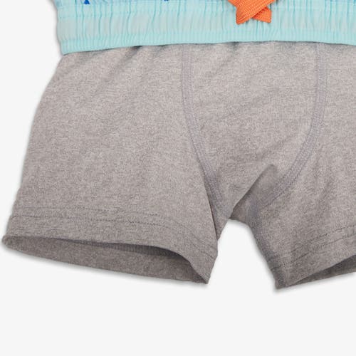 Primary Kids Board Short In Mist Clementines