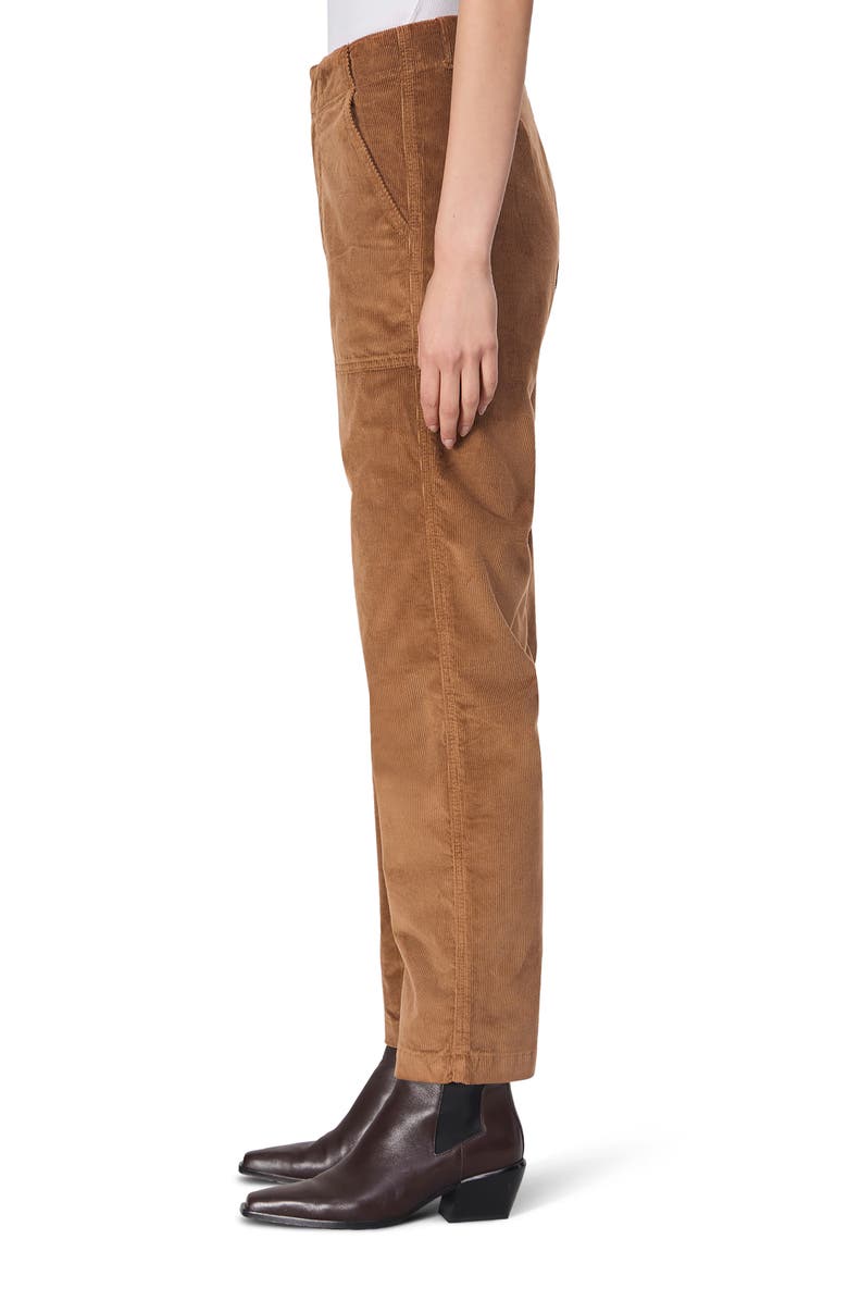 rag & bone Leyton Corduroy Straight Leg Pants, Alternate, color, Chestnut