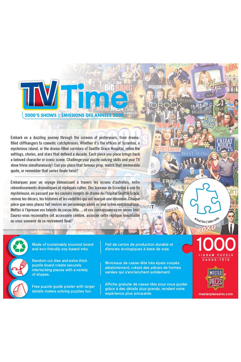 2000's Shows 1000 Piece Jigsaw Puzzle, Alternate, color, Multicolor