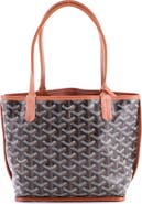 Pre-Owned Goyard Anjou Reversible Tote Coated Canvas Mini