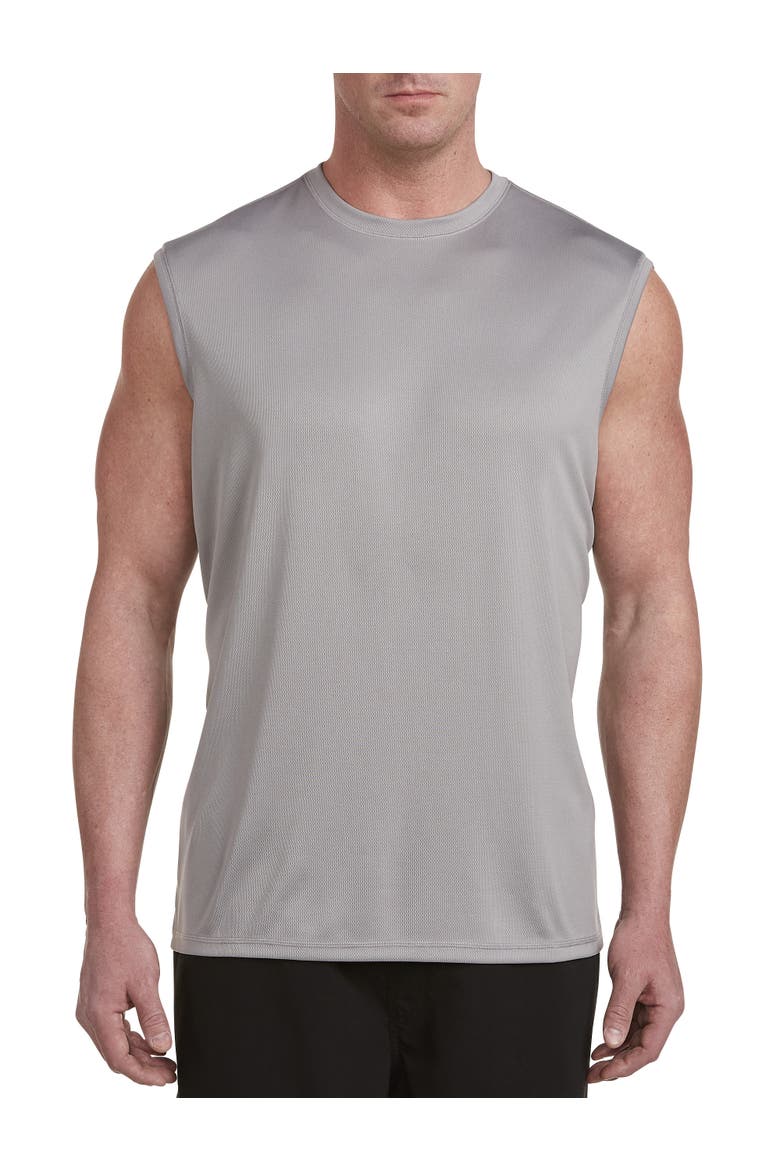 Muscle Swim T-Shirt, Main, color, GREY