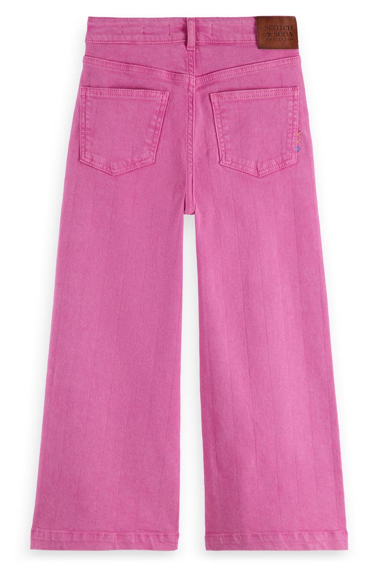 Kids' The Wave Wide Leg Jeans, Alternate, color, FUCHSIA RED