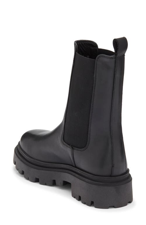 Roberto Cavalli Lug Platform Chelsea Boot In Black