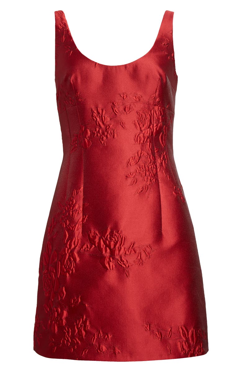 Emilia Wickstead Einna Rose Jacquard Minidress, Alternate, color,