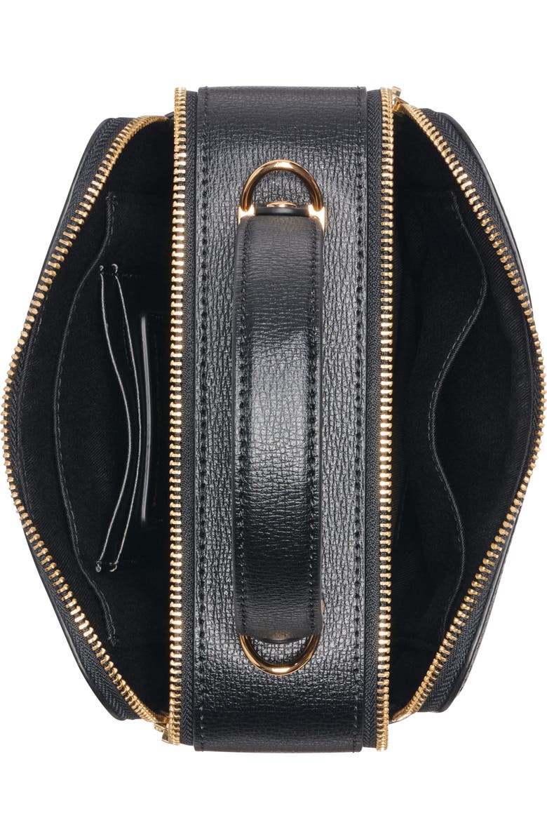 KARL LAGERFELD PARIS Simone Crossbody Bag, Alternate, color, Black/ Gold