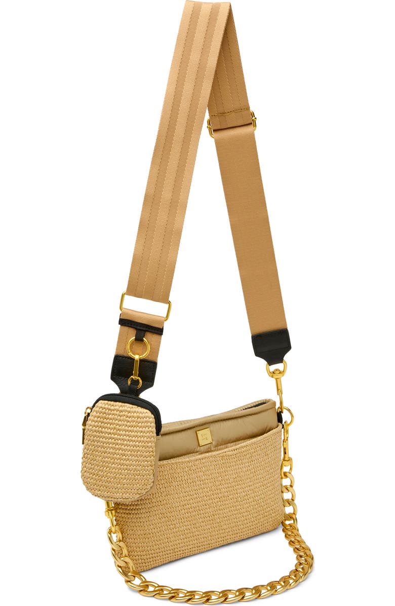 THINK ROYLN Downtown Raffia Crossbody Bag, Alternate, color,