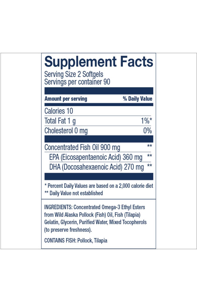 Wiley's Finest Easy Swallow Omega-3 Fish Oil 180 Mini Softgels, Alternate, color, NO COLOR