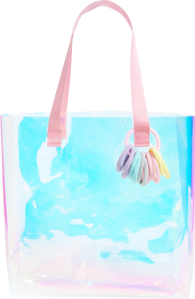 Capelli New York Kids' Iridescent Jelly Tote, Main, color,