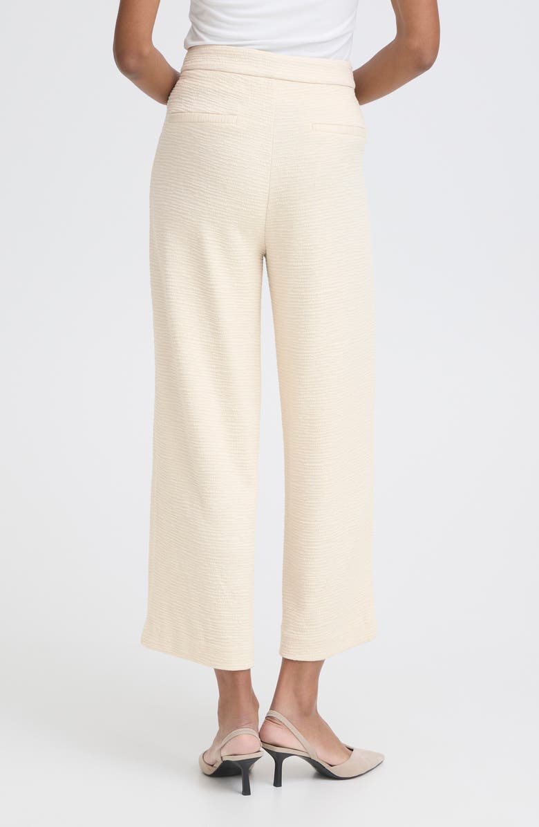 ICHI Wide Leg Ankle Pants, Alternate, color, 