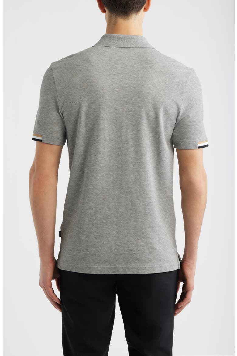 Parlay Cotton Piqué Polo, Alternate, color, SILVER