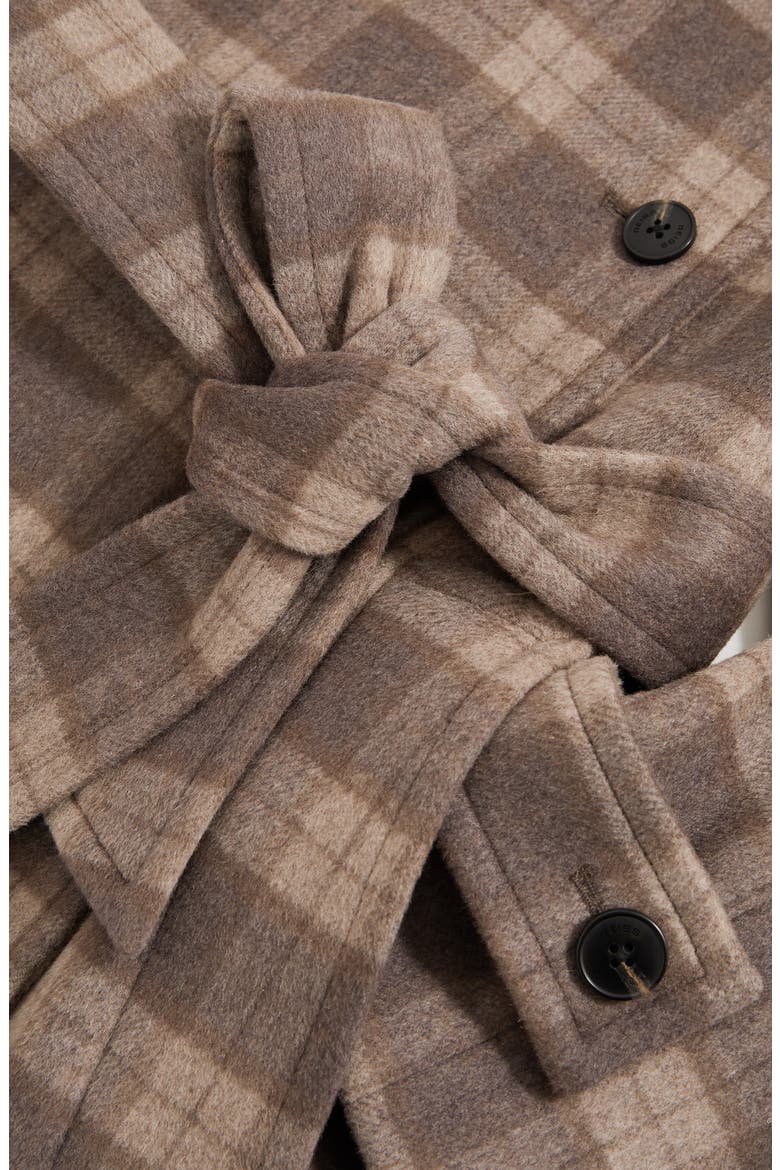 Poppie Coat, Alternate, color, BROWN CHECK