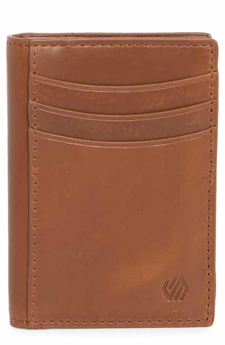 Johnston & Murphy Hunter Glazed Leather Money Clip Wallet