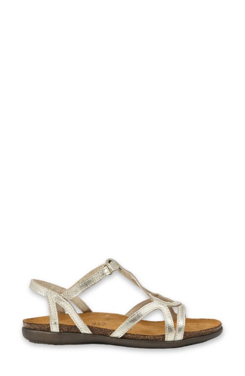 Naot Dorith Sandal In Radiant Gold Leather