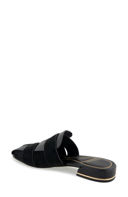 Kenneth Cole Faina Mule In Black Leather
