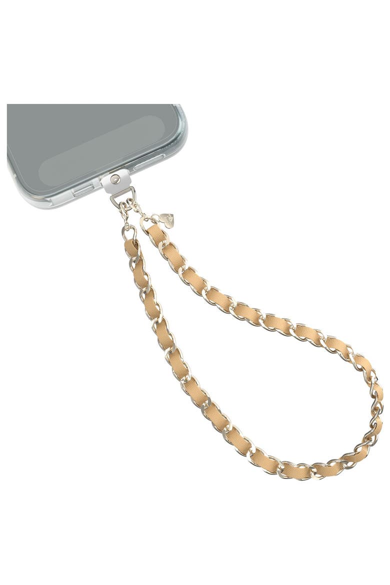 Fashion Set with Phone Charm, Grip Ring, and Travel Bag, Alternate, color, Beige