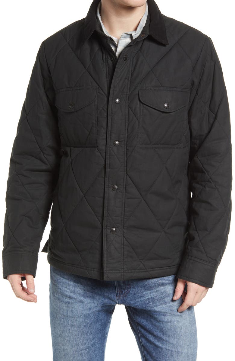 Filson Hyder Quilted Water-Repellent Shirt Jacket, Alternate, color,