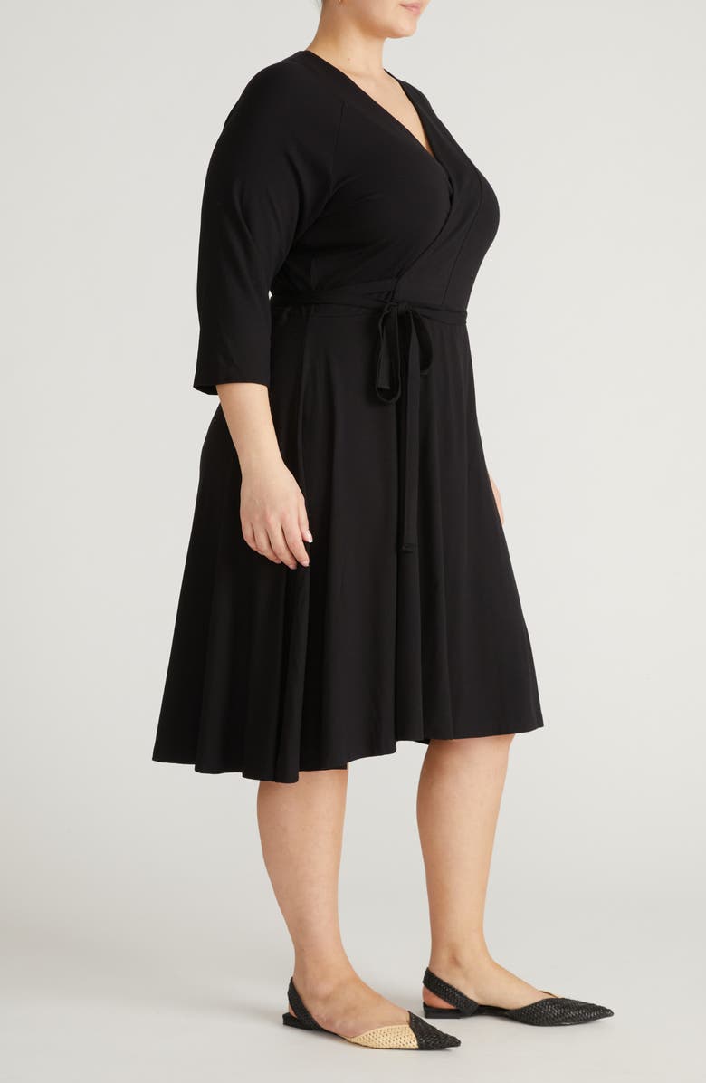 Universal Standard The Divine Jersey Wrap Dress, Alternate, color, 