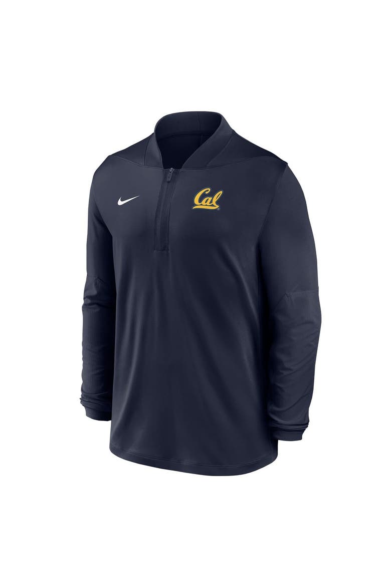 Men's Nike  Navy Cal Bears Dri-FIT Half-Zip Pullover, Alternate, color, Navy