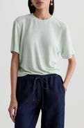 AG Charli Boxy Linen Blend T-Shirt