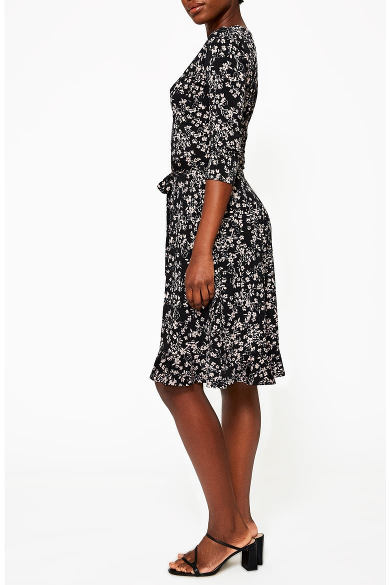 Perfect Floral Ruffle Hem Dress, Alternate, color, DITSY FLORAL ETHEREA