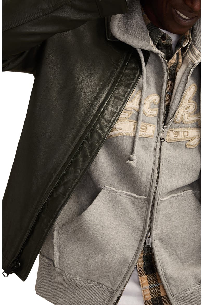 Logo Appliqué Cotton French Terry Zip Hoodie, Alternate, color, HEATHER GREY