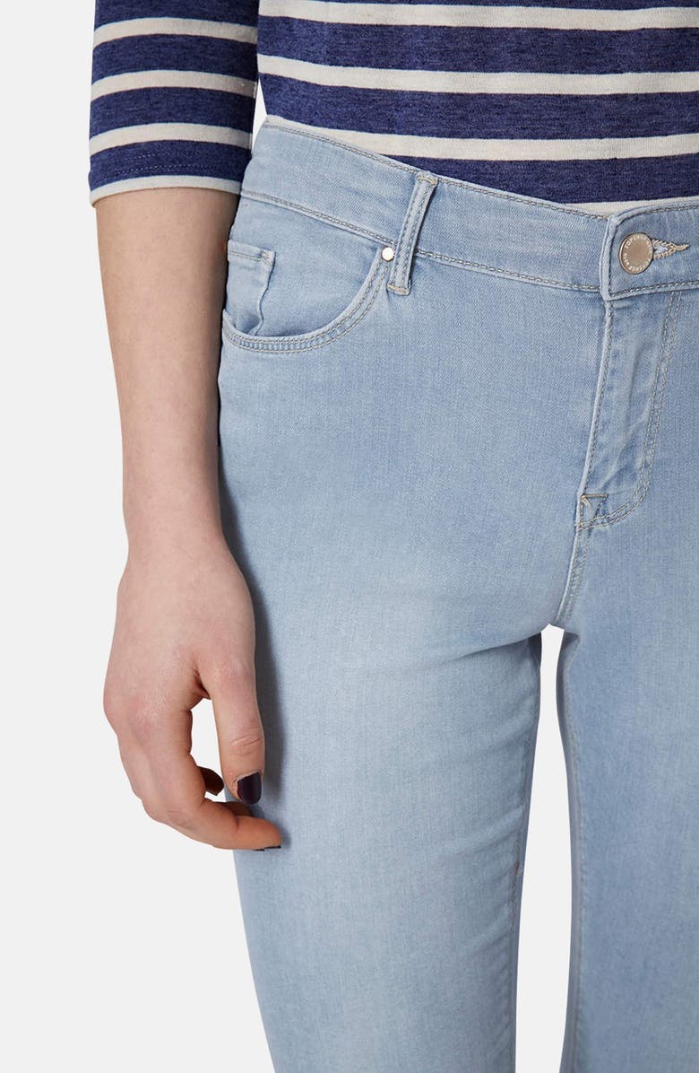 Topshop Moto 'Leigh' Skinny Jeans, Alternate, color,