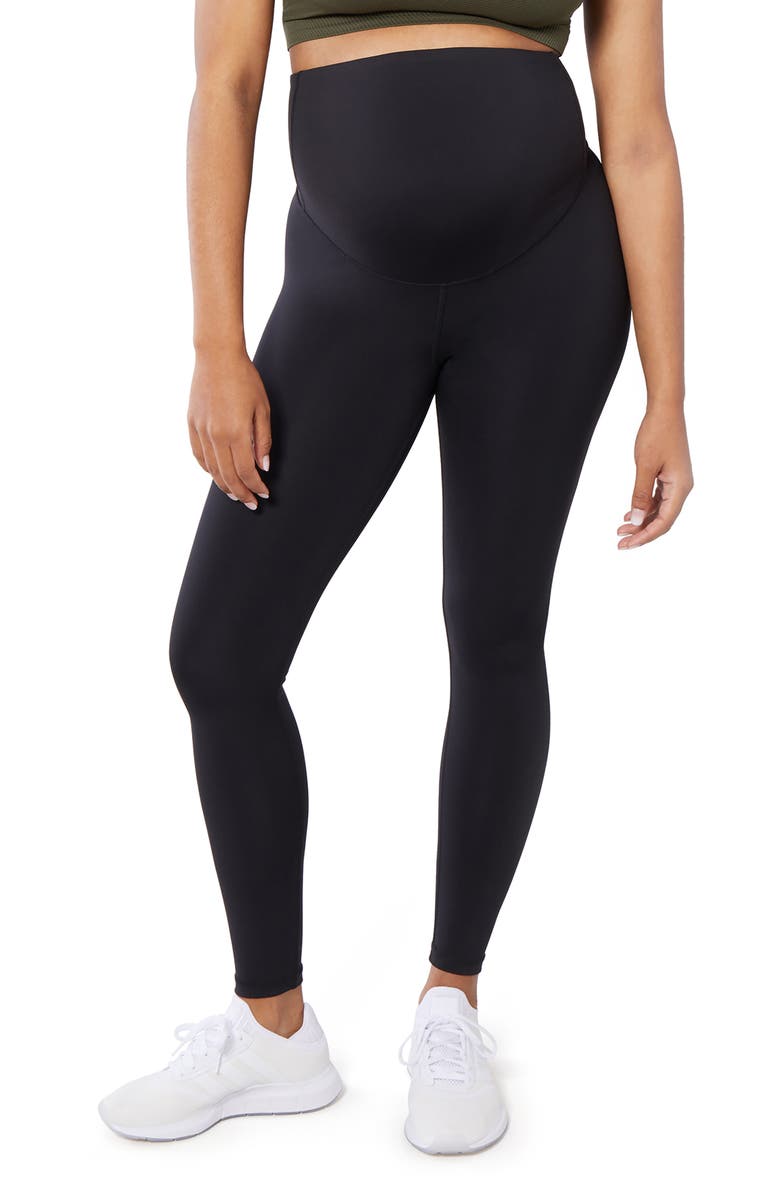 Ingrid & Isabel<sup>®</sup> Performance Maternity Leggings, Main, color, 