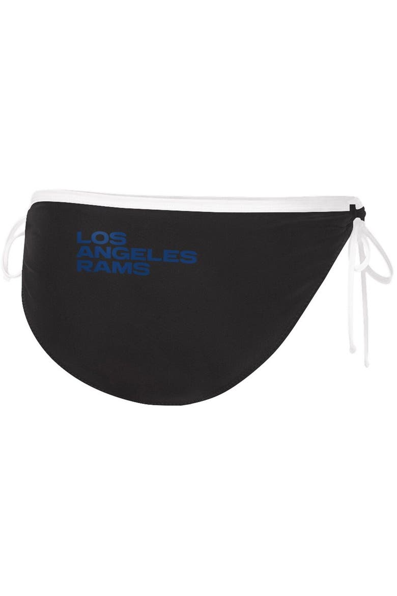 Women's G-III 4Her by Carl Banks Black Los Angeles Rams Perfect Match Bikini Bottom, Alternate, color, Black