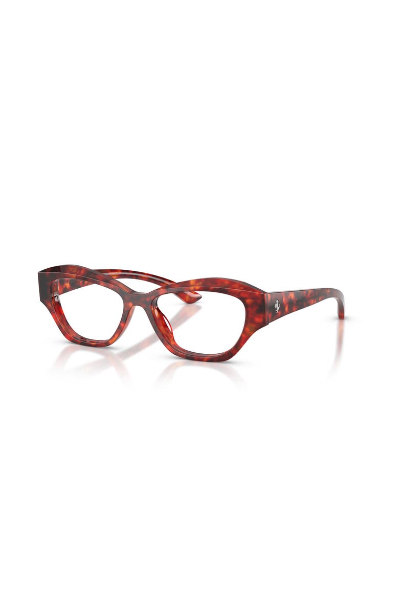 53mm Cat Eye optical glasses, Main, color, Red