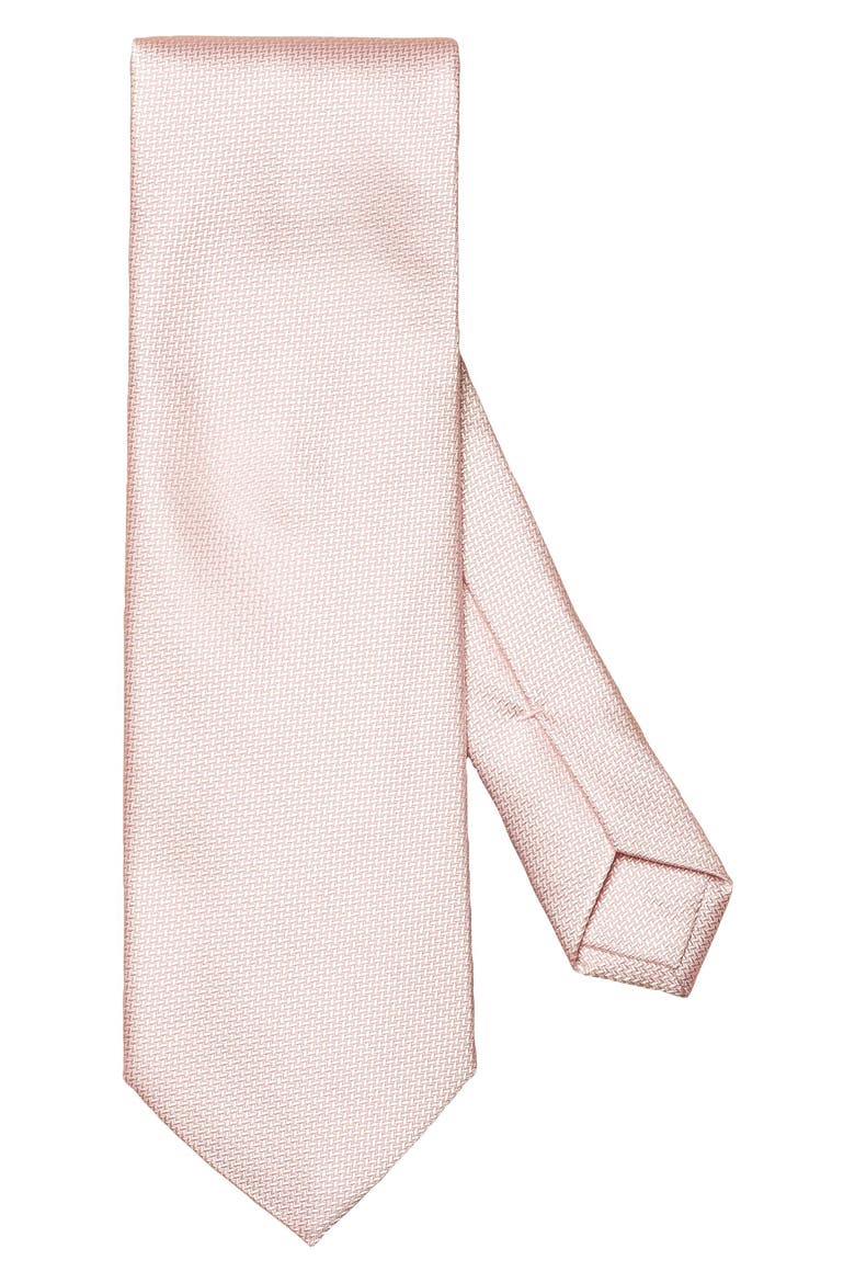 Pink Textured Silk Tie, Main, color, MEDIUM PINK