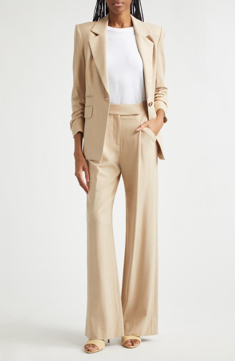 Veronica Beard Battista Dickey Jacket, Alternate, color, Stone Khaki