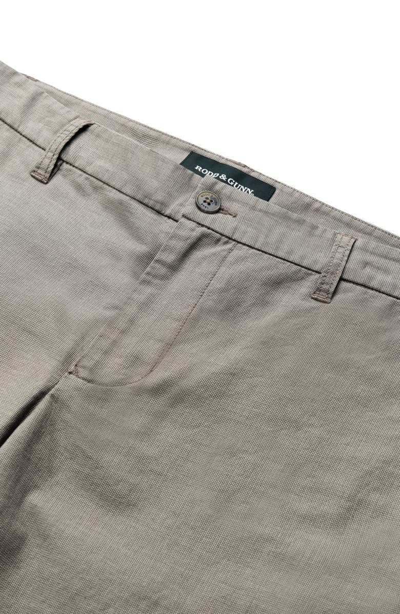 Rodd & Gunn Gunn Flat Front Stretch Cotton Suit Pants, Alternate, color, Latte