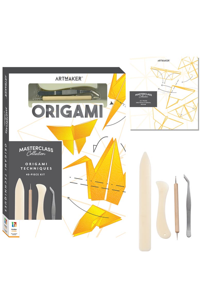 Art Maker Masterclass Collection Origami Techniques Kit, Alternate, color, Multicolored