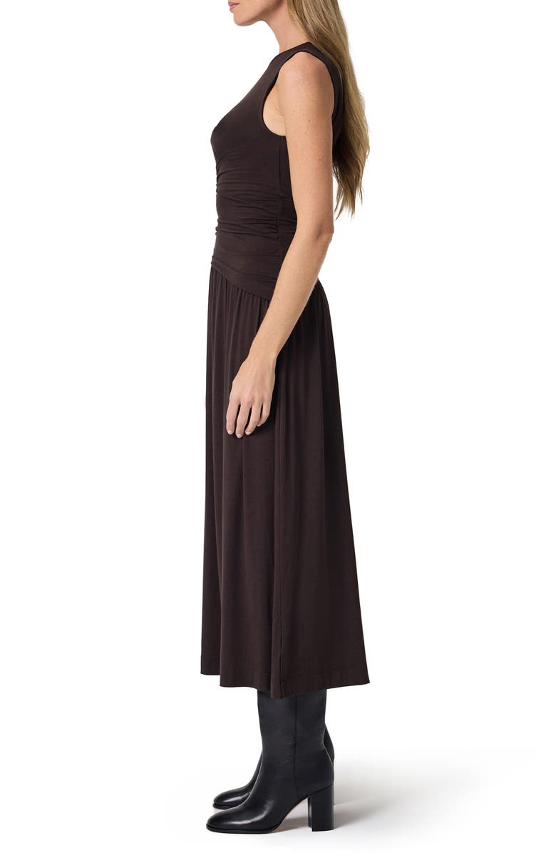 PAIGE Bonita Sleeveless Jersey Midi Dress, Alternate, color, Java