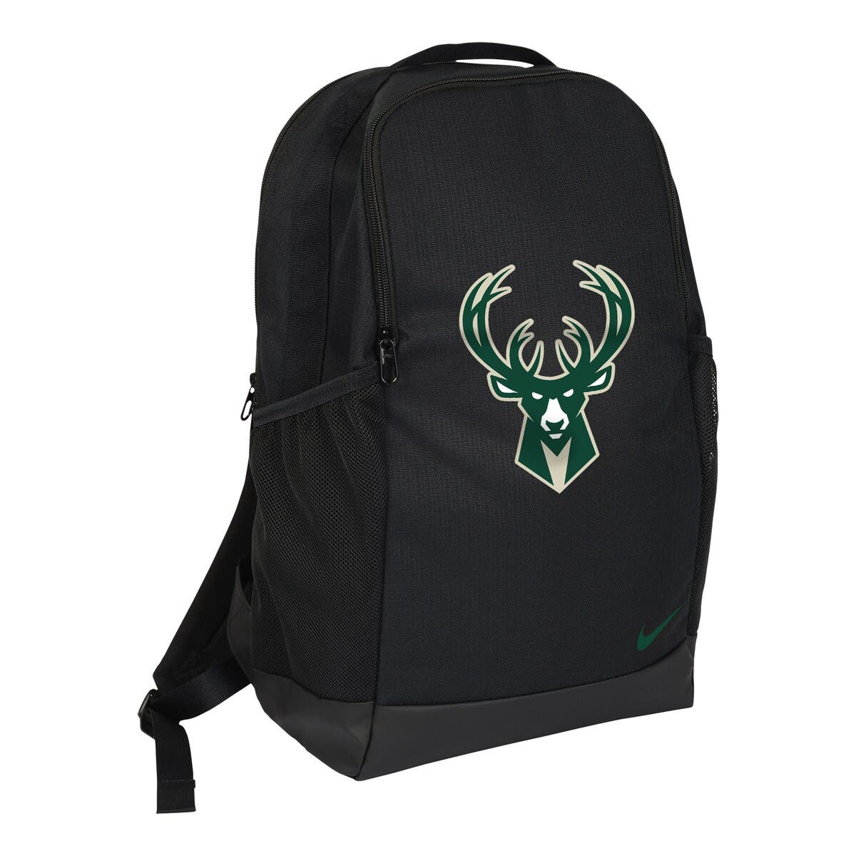 Nike Black Milwaukee Bucks Brasilia Backpack, Alternate, color, Black