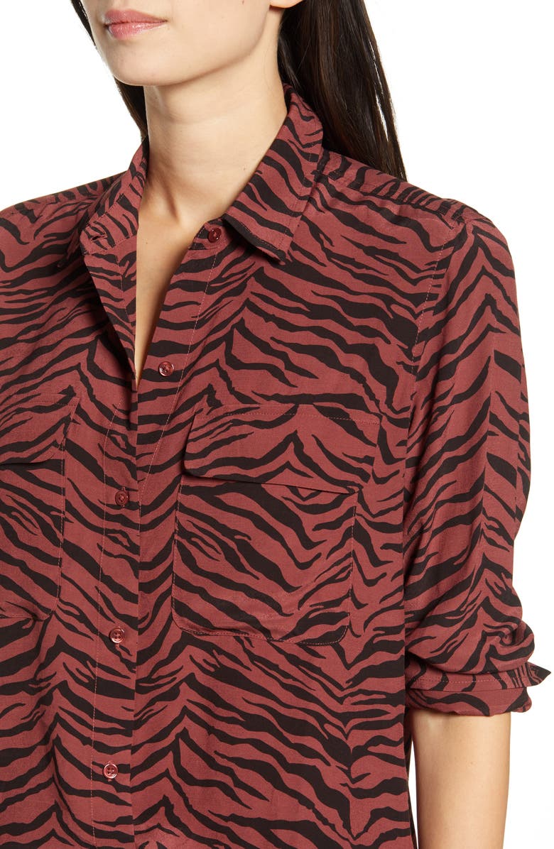 Rails Dries Tiger Stripe Blouse, Alternate, color,
