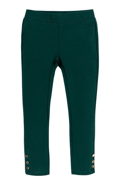 Baby Girls' Button Cuff Ponte Pant, Infant