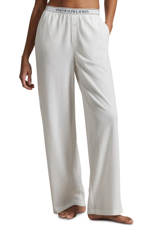 Logo Waistband Cotton & Modal Pajama Pants
